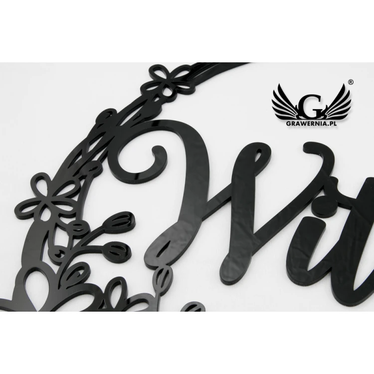 Decorative Rosette - Welcome - ROZ007