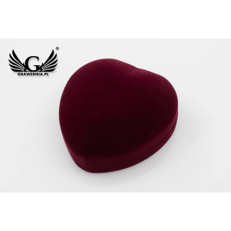 Openable Heart with Zirconias and Chain - Secret Box, Engraved Case - Silver - SRB030