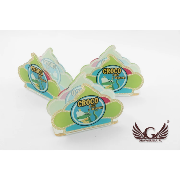 Acrylic Napkin Holder with Custom Graphics - UV Print - SA006