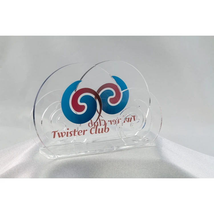 Acrylic Napkin Holder with Custom Graphics - UV Print - SA003