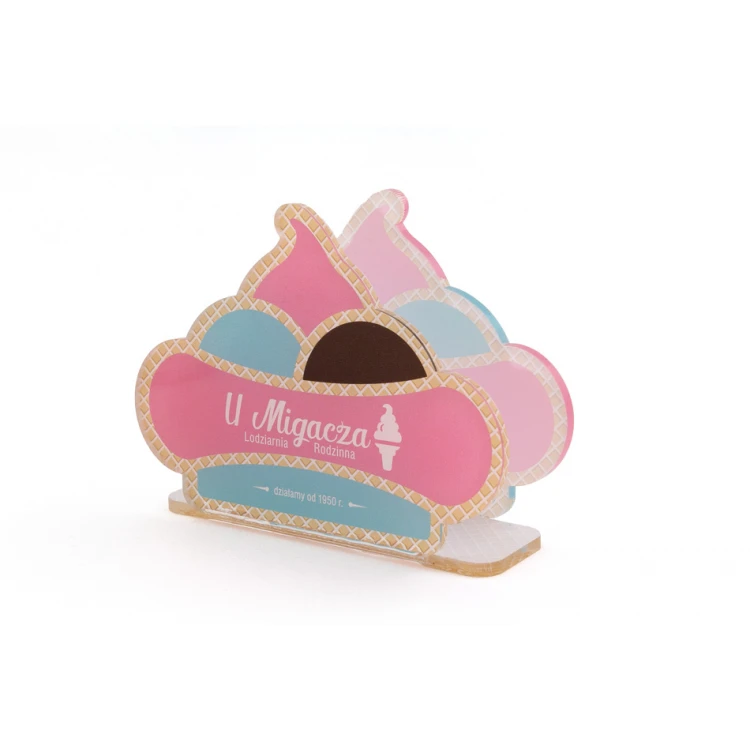 Acrylic Napkin Holder with Custom Graphics - UV Print - SA006