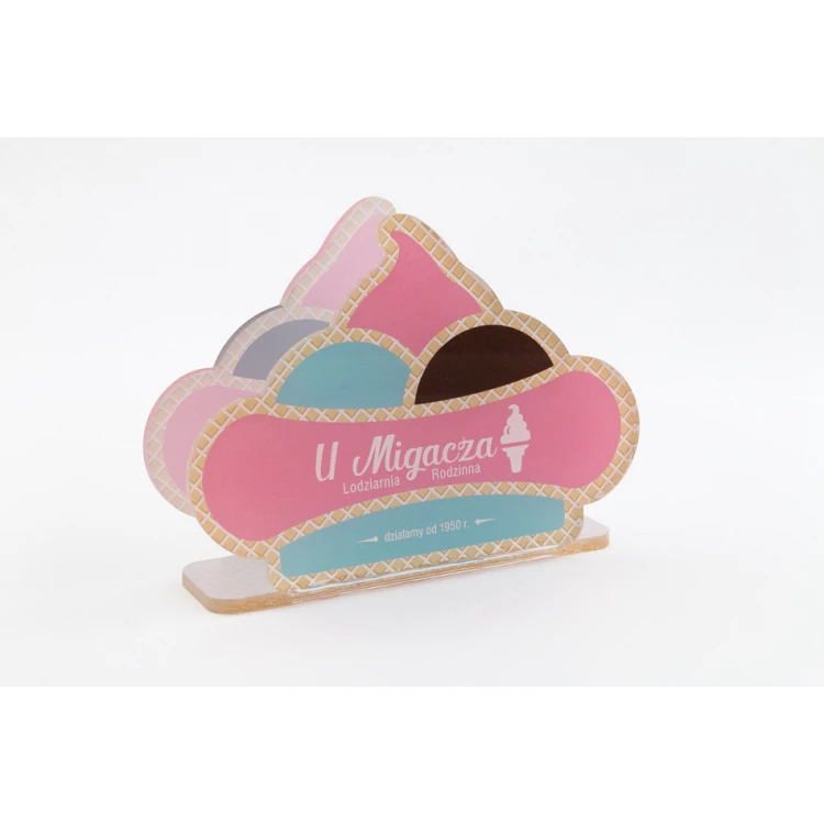 Acrylic Napkin Holder with Custom Graphics - UV Print - SA006
