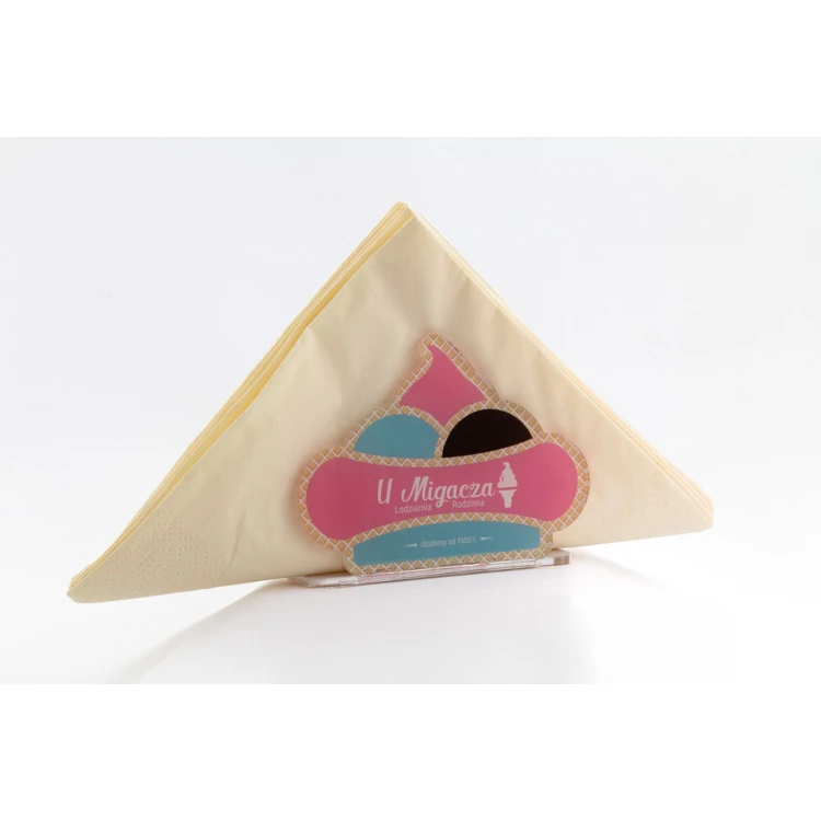 Acrylic Napkin Holder with Custom Graphics - UV Print - SA006