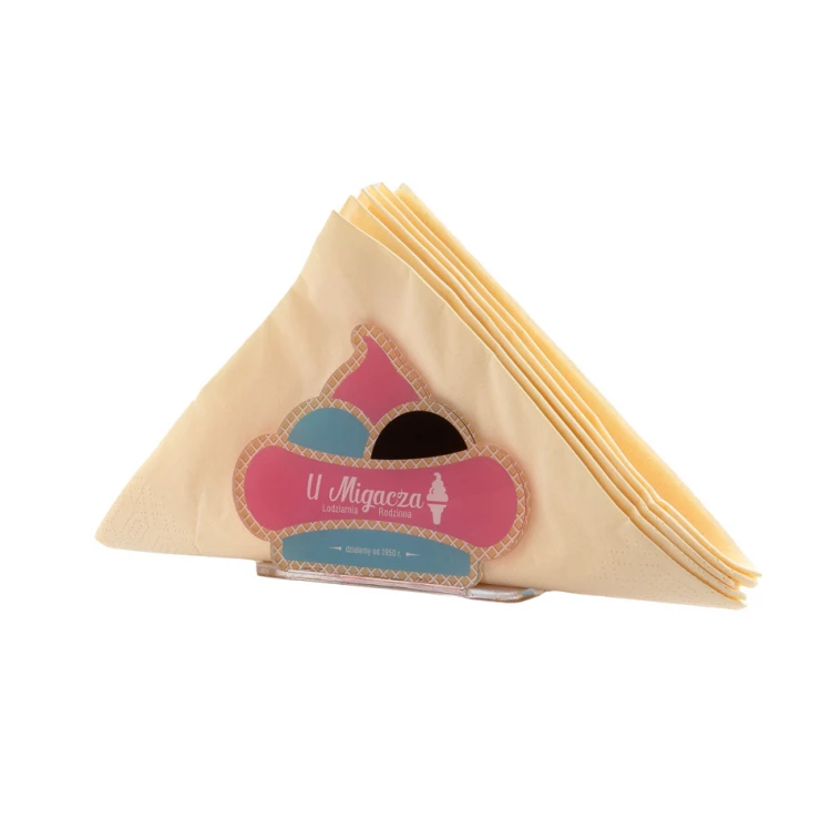 Acrylic Napkin Holder with Custom Graphics - UV Print - SA006