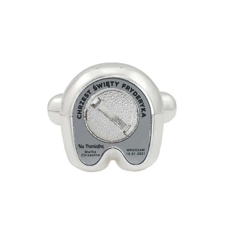 Bear Money Box with any dedication - Holy Baptism Keepsake - SKR002