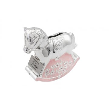Pearlescent Pink Pony Money Box - Holy Baptism Souvenir - SKR007
