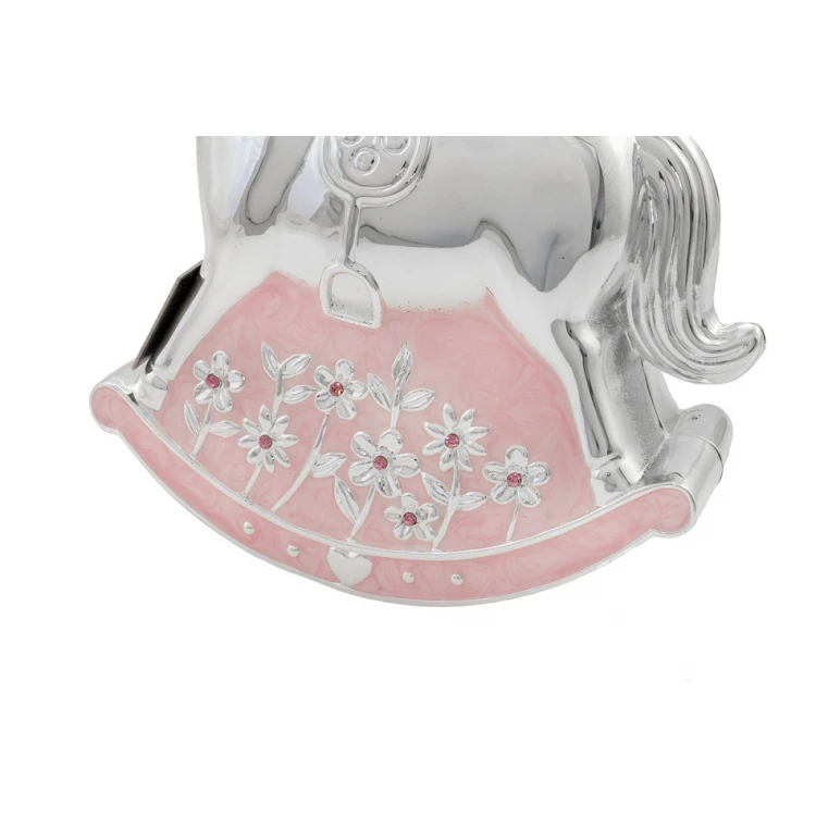 Pearlescent Pink Pony Money Box - Holy Baptism Souvenir - SKR007