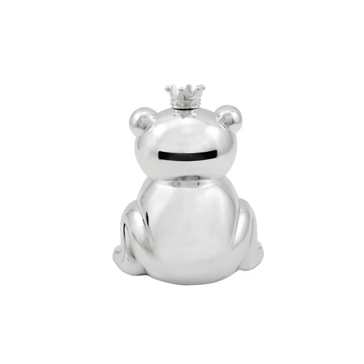 Froggy Piggy Bank with any Dedication - Holy Baptism Souvenir - SKR004
