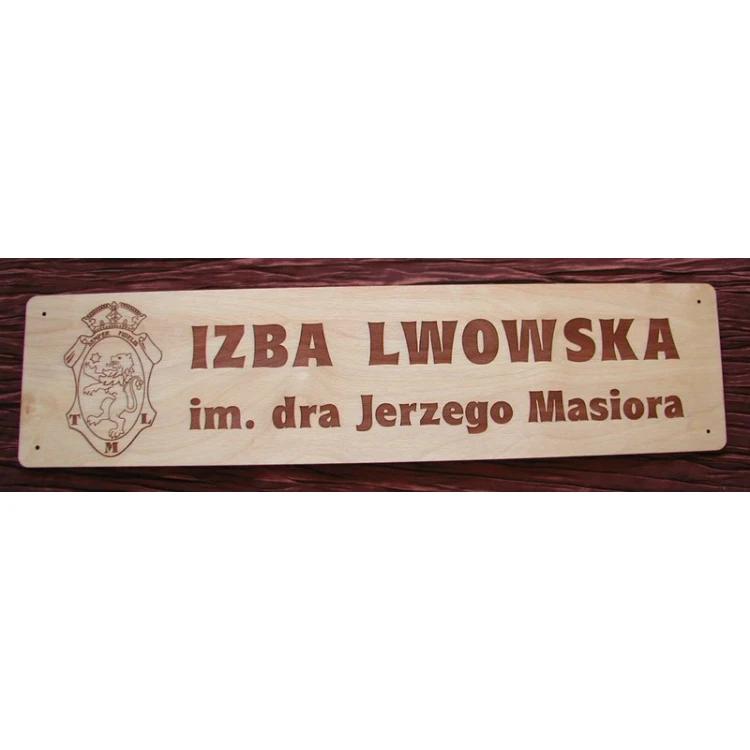 Plywood with any engraving