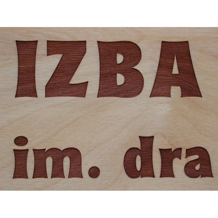 Plywood with any engraving