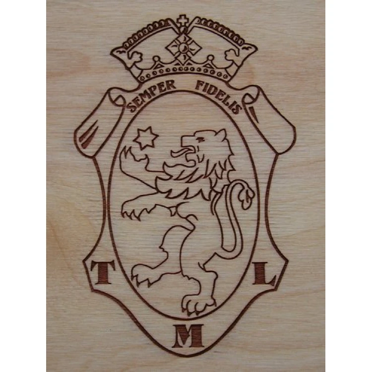 Plywood with any engraving