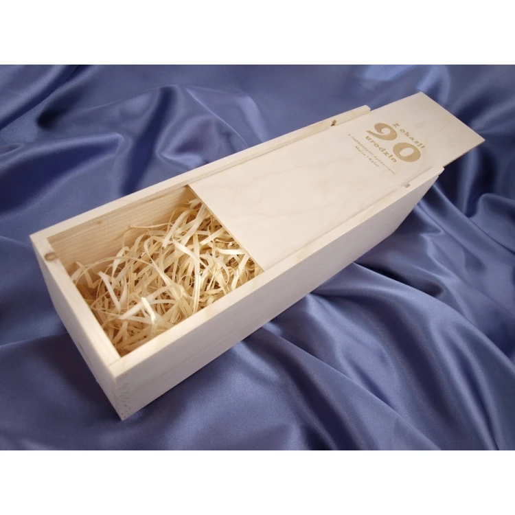 Alcohol box with logo, text or coat of arms