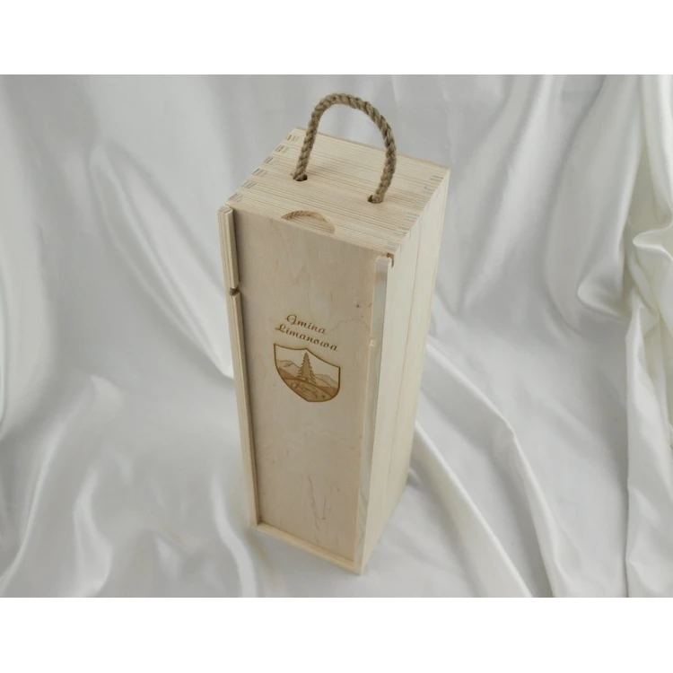 Alcohol box with logo, text or coat of arms