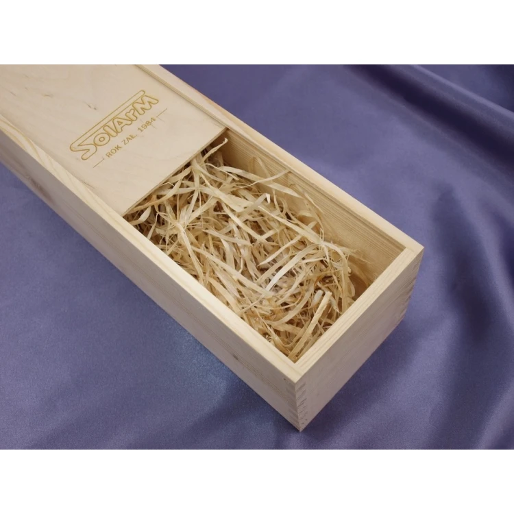 Alcohol box with logo, text or coat of arms