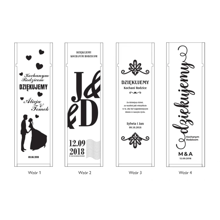 Wooden Alcohol Box - Thank You Gift for Parents - SK009