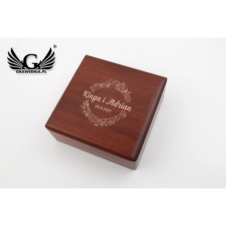 Silver Medals for 25th Silver Wedding Anniversary - Set in Wooden Case - MGR004