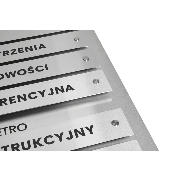 Steel Information Board on Distances - UV Digital Print - Size: 600x900mm - TAB252