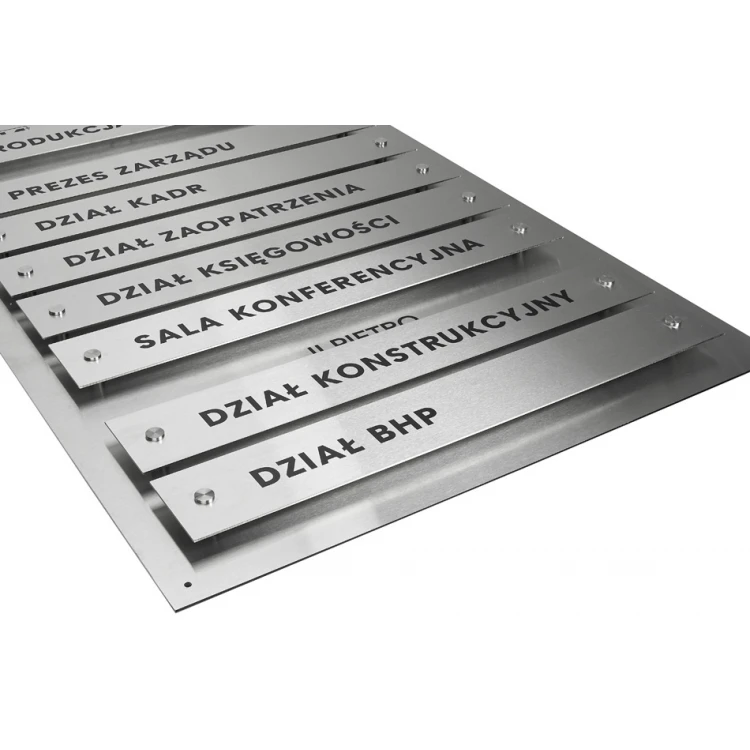Steel Information Board on Distances - UV Digital Print - Size: 600x900mm - TAB252