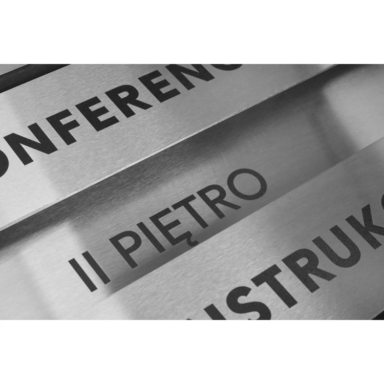 Steel Information Board on Distances - UV Digital Print - Size: 600x900mm - TAB252