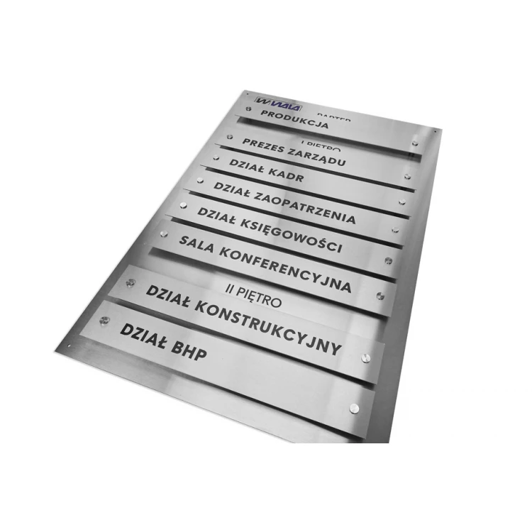 Steel Information Board on Distances - UV Digital Print - Size: 600x900mm - TAB252