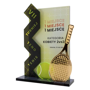 Sports statuette Tennis - H 24.5 cm - DTA166