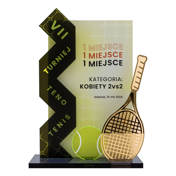 Sports statuette Tennis - H 24.5 cm - DTA166
