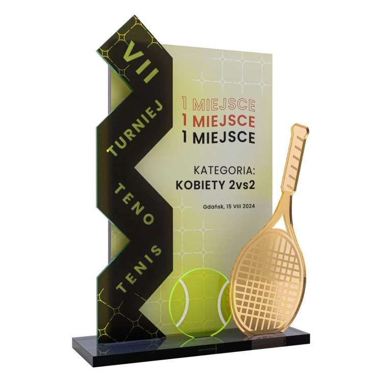 Sports statuette Tennis - H 24.5 cm - DTA166