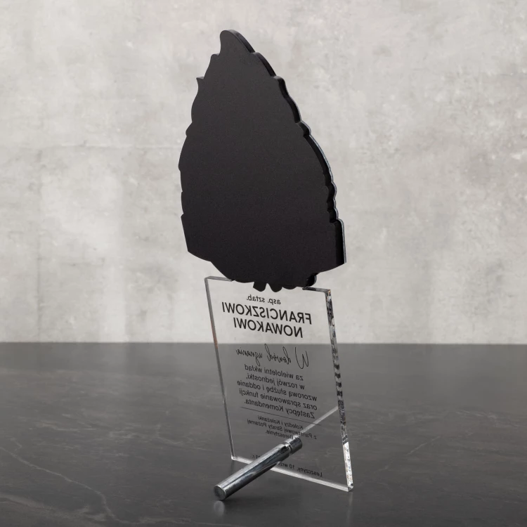 Acrylic Firefighter Trophy for PSP - height 215mm - DTA089