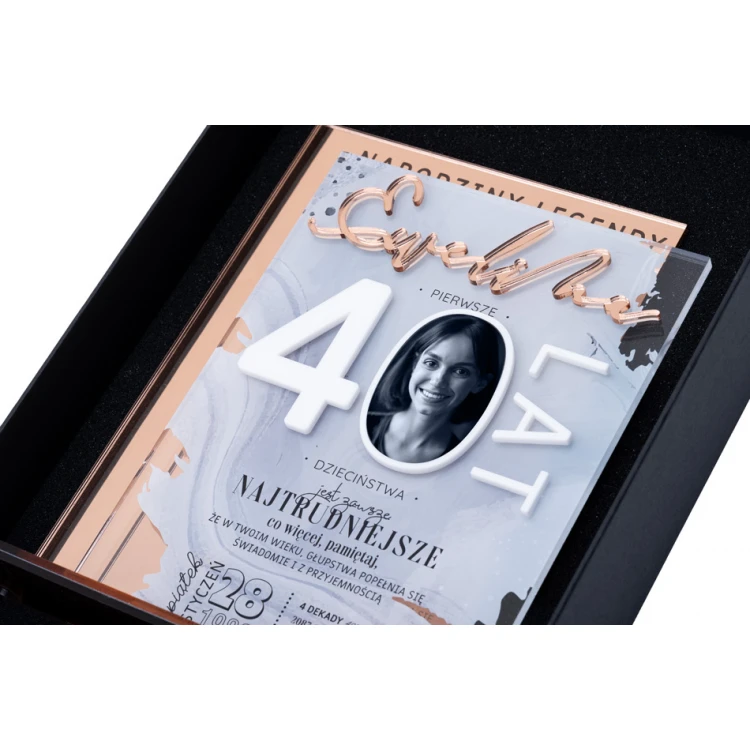 Luana Acrylic Statuette - Anniversary Gift - Height 217mm - DTA082