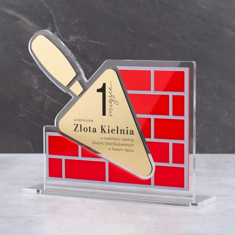 Acrylic Statuette - Award for Participation in a Contest - DTA098