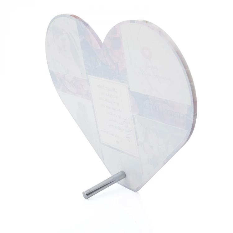 Acrylic Statue Heart Our First Date - DTA088