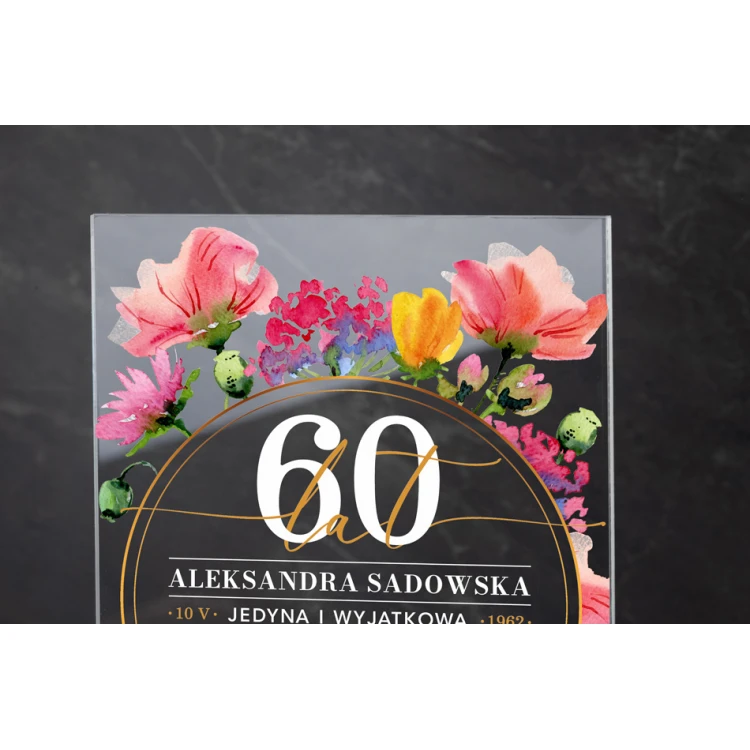 Acrylic Statuette - Anniversary Gift - Height 240mm - DTA068