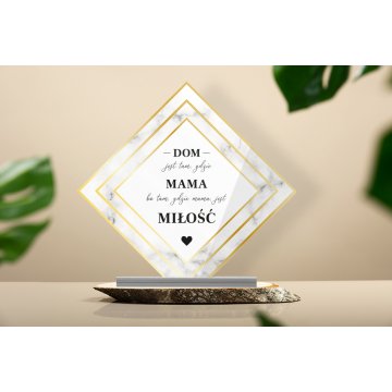 Acrylic Statuette - Gift for Mom - Height 205mm - DTA075