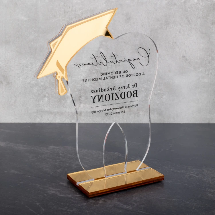 Acrylic Statuette Tooth - height 200mm - DTA086