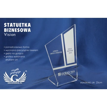 Vision Business Statuette - DTA34 model - approx. 23cm height - UV print