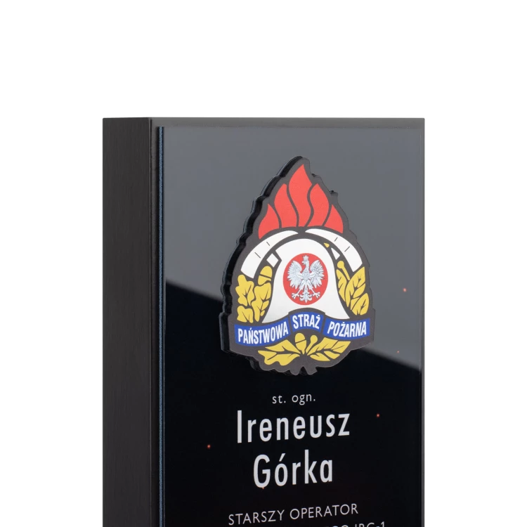 Wooden Firefighter Figurine for PSP - Appreciation for Service - Height 23cm - DTA101