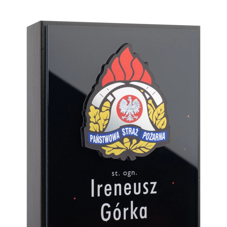 Wooden Firefighter Figurine for PSP - Appreciation for Service - Height 23cm - DTA101