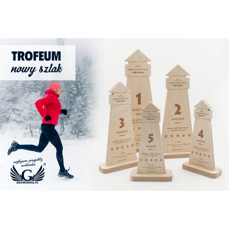 Wooden Statuette - New Trail - model DTA61