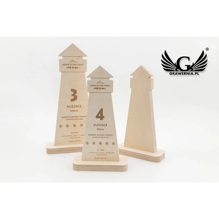 Wooden Statuette - New Trail - model DTA61