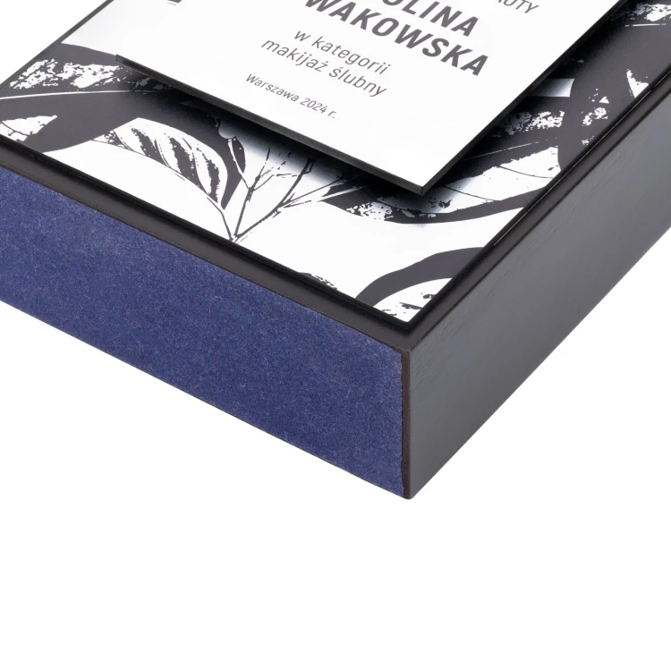 Wooden Statuette with Your Logo - Award for Exceptional Achievement - Height 23cm - DTA109