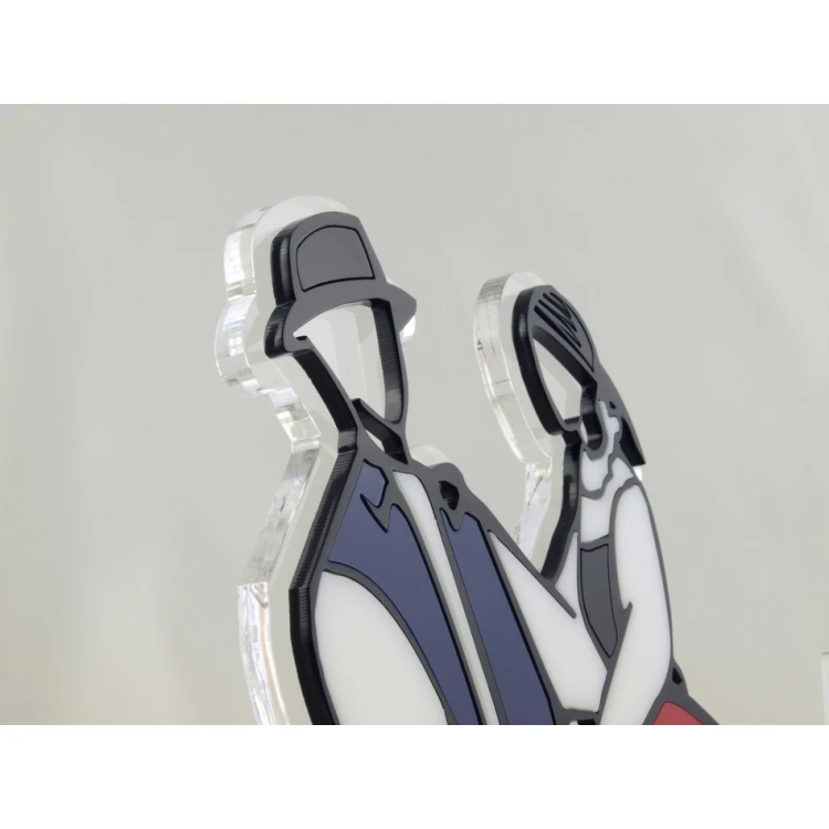 FOLK COUPLE STATUETTE - model DTA14 - height 33.5 cm