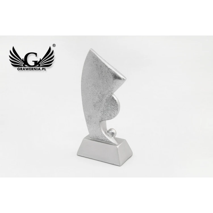 Treble Clef Statuette 2 - attractive cast figurine - height 17.5 cm - FOL050