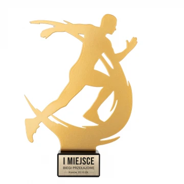 Metal Running Trophy - height 210mm - SML002