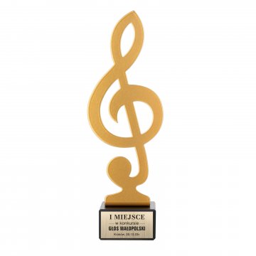 Metal Figurine for Musician - height 210mm - SML007