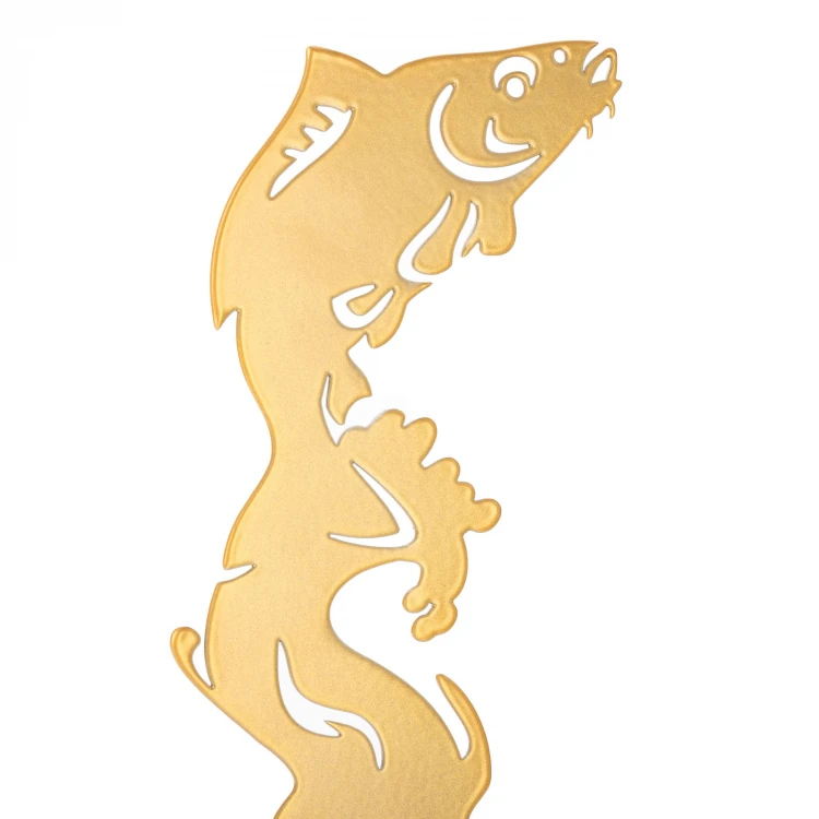 Metal Fisherman Statuette - height 210mm - SML005