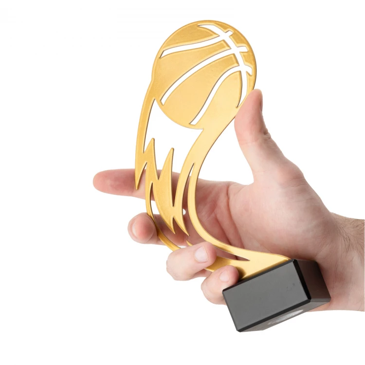 Metal Basketball Statuette - height 200mm - SML006