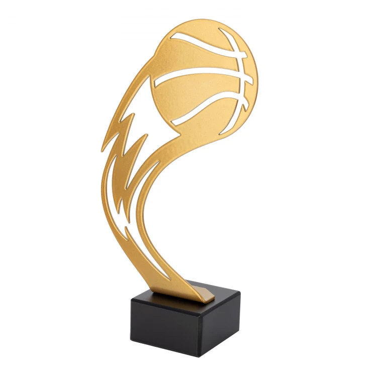 Metal Basketball Statuette - height 200mm - SML006