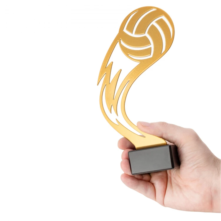 Metal Volleyball Trophy - height 210mm - SML010