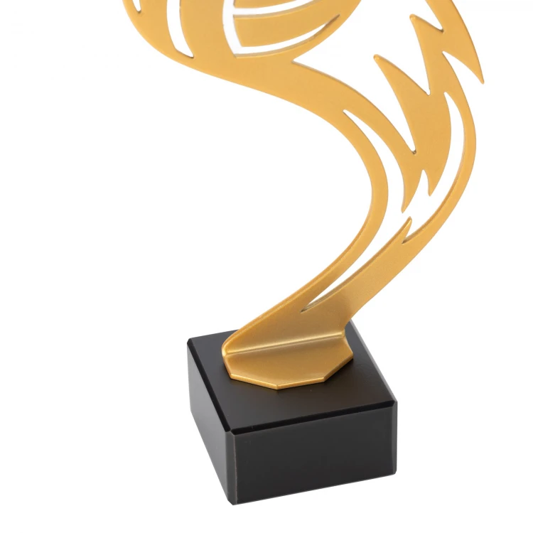 Metal Volleyball Trophy - height 210mm - SML010