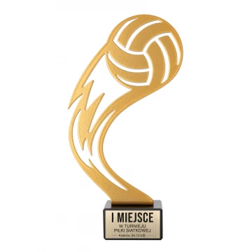 Metal Volleyball Trophy - height 210mm - SML010